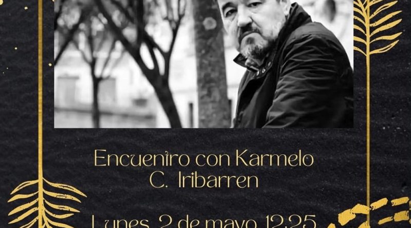 Visita del poeta Karmelo C. Iribarren